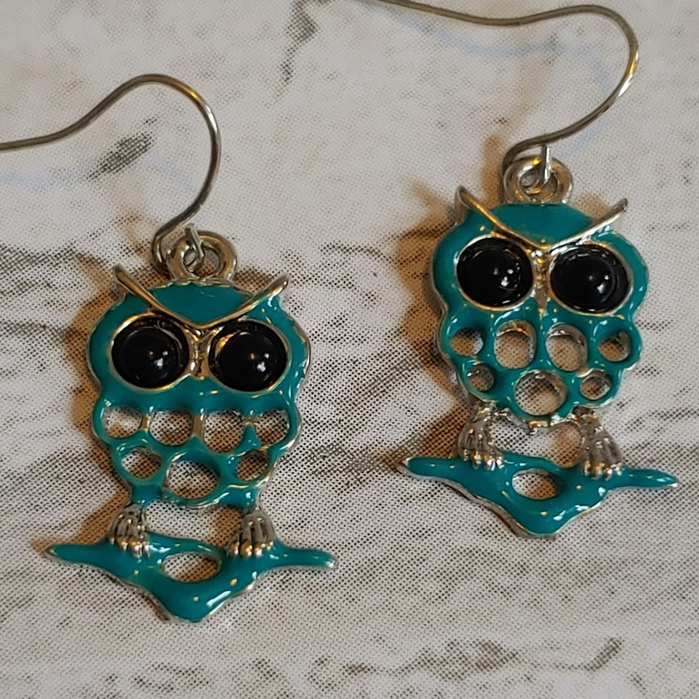 Cute Dangle Owl Earrings